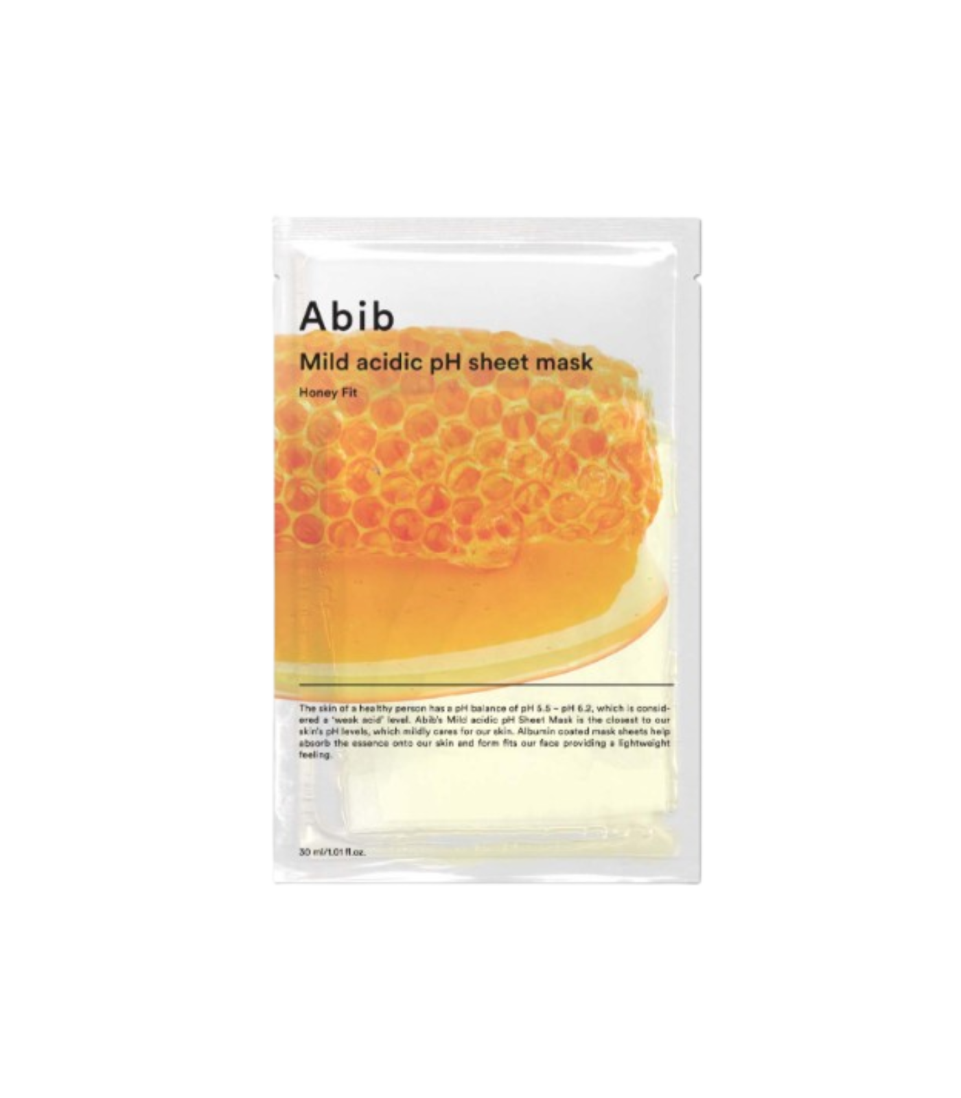 Mild Acidic pH Sheet Mask_Honey Fit