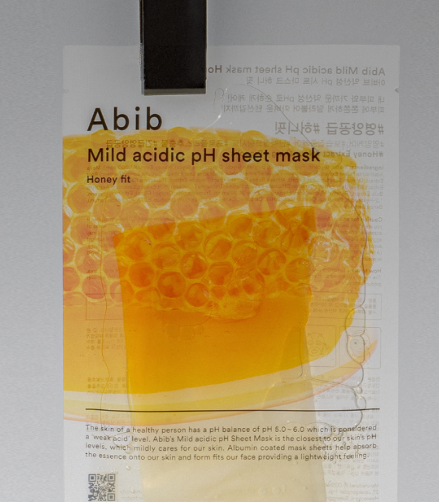 Mild Acidic pH Sheet Mask_Honey Fit